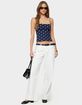 EDIKTED Jinx Polka Dot Open-Back Top image number 5