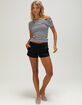 DICKIES Womens 2" Micro Shorts image number 1