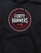 FORTY HAMMERS Circle Hammer Unisex Hoodie image number 2