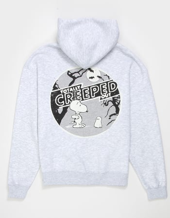 RSQ x Peanuts Halloween Creeped Mens Zip-Up Hoodie Alternative Image