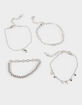 FULL TILT 4 Pack Multi Star Chain Bracelets image number 1