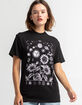 FULL TILT Flower Womens Oversized Tee image number 1