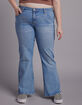 RSQ Womens Low Rise Flare Jeans image number 6