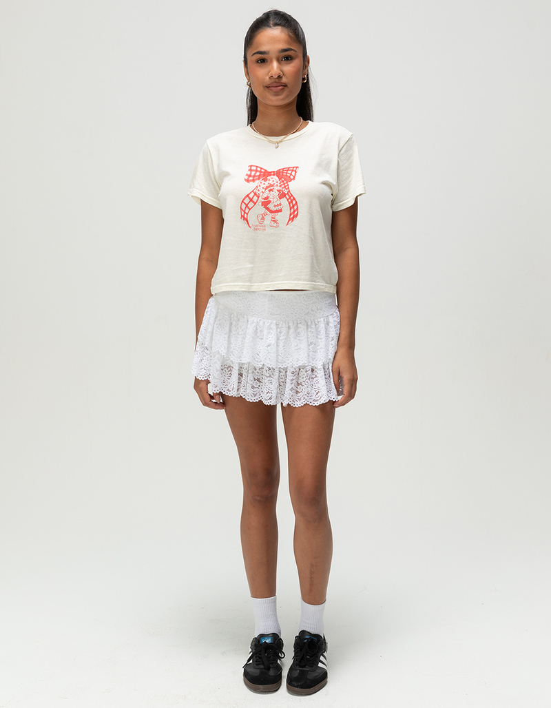 STRAWBERRY SHORTCAKE Womens Baby Tee image number 1