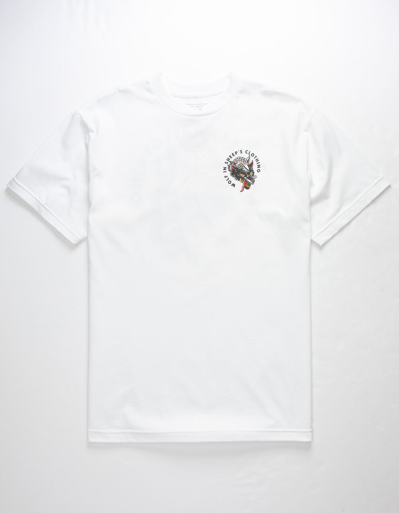 DEATH COAST SUPPLY Wolf Mens T-Shirt image number 1