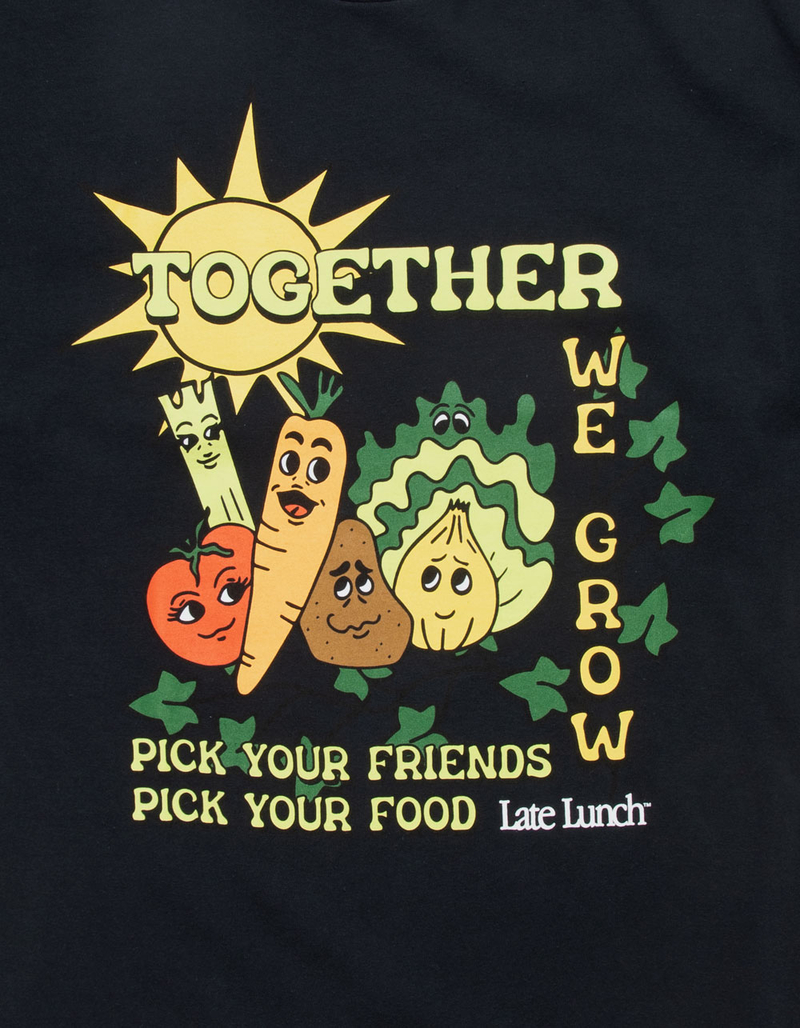 LATE LUNCH Together We Grow Mens Tee image number 2
