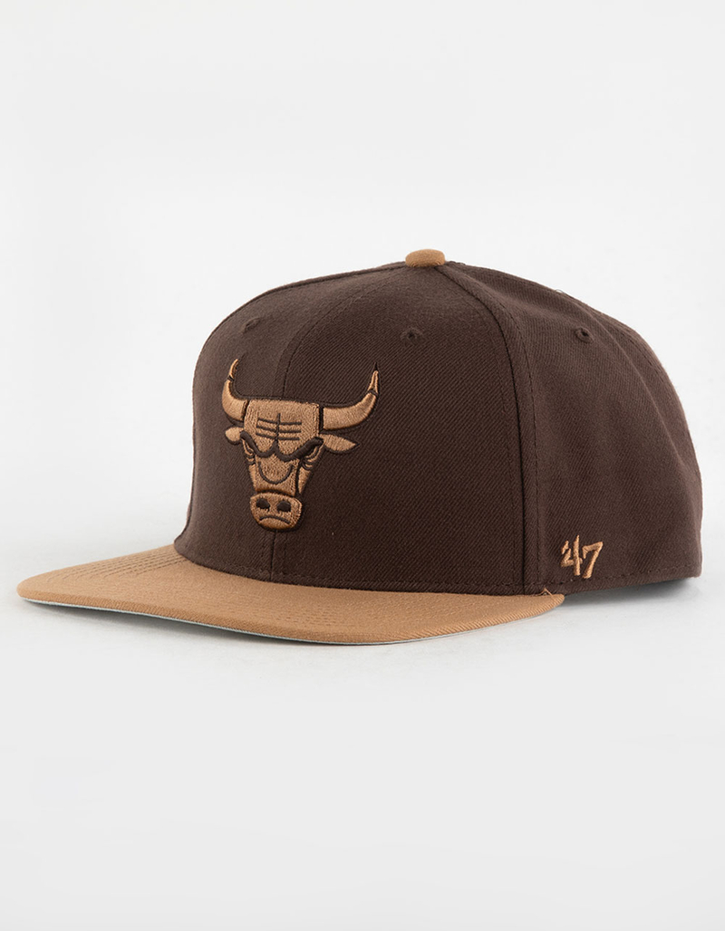 47 BRAND Chicago Bulls No Shot Two Tone '47 Captain Snapback Hat image number 0
