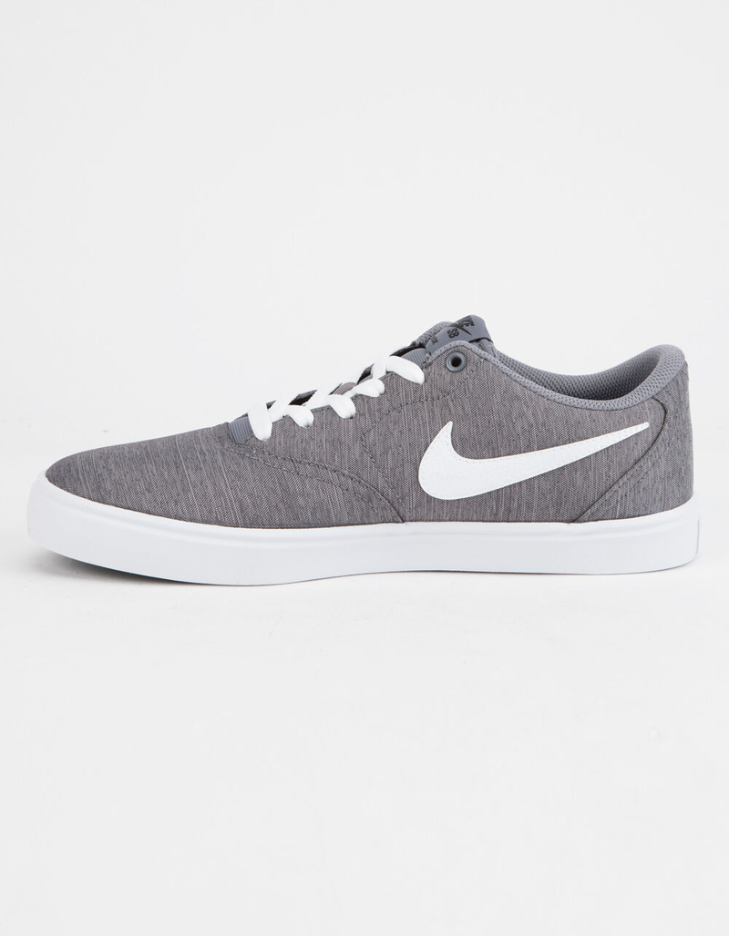 NIKE SB Check Solarsoft Canvas Gunsmoke & White Shoes image number 3