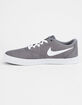 NIKE SB Check Solarsoft Canvas Gunsmoke & White Shoes image number 4