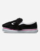 VANS Slip On Friend Party Fur Black & True White Girls Shoes image number 4