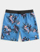 VOLCOM Earthly Delight Boys Elastic Waist Swim Trunks image number 1