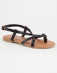 FREE REIGN Criss Cross Thong Girls Sandals image number 1