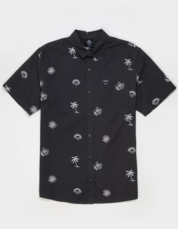 RIP CURL Sessions Mens Button Up Shirt Primary Image
