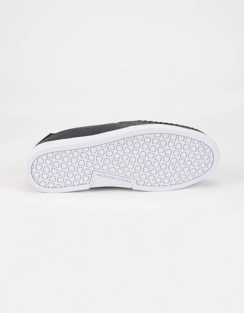 DC SHOES Villain TX SE Slip-On Heather Charcoal Mens Shoes image number 5