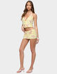 EDIKTED Mena Beaded Floral Mini Skort image number 4