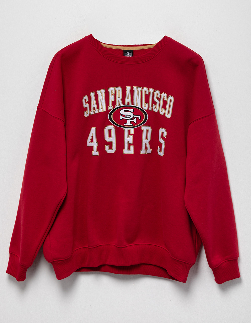 NFL San Francisco 49ers Embroidered Womens Crewneck Sweatshirt image number 4