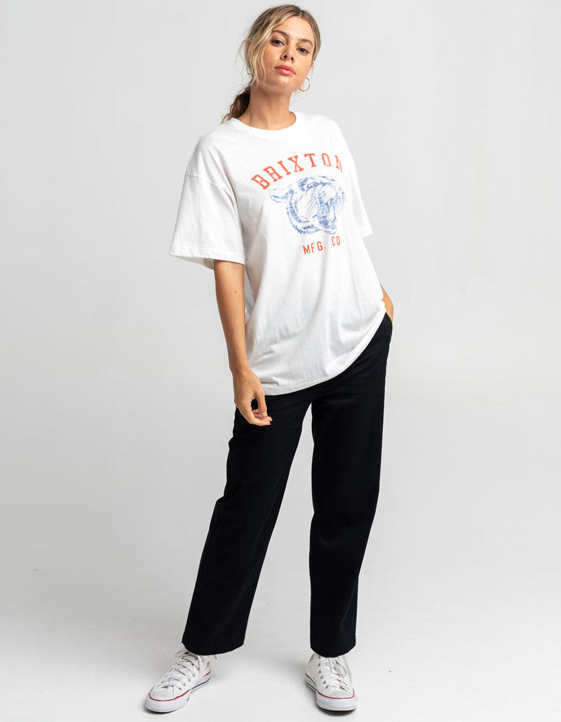 BRIXTON Varsity Cat Womens Oversized Tee image number 3