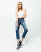 RSQ High Rise Ankle Dark Blast Womens Ripped Skinny Ripped Jeans image number 1