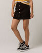 BILLABONG Push My Buttons Corduroy Mini Skirt image number 2