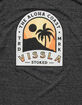 VISSLA Aloha Coast Mens Black T-Shirt image number 3
