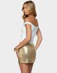 EDIKTED Bryony Off Shoulder Bodysuit image number 3
