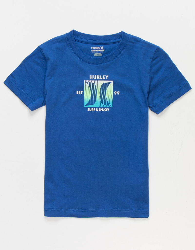 HURLEY Reflection Little Boys Royal Blue T-Shirt (4-7) image number 1