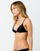FULL TILT Fixed Triangle Black Bikini Top image number 3