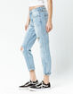 RSQ Boyfriend Medium Blast Womens Ripped Jeans image number 2