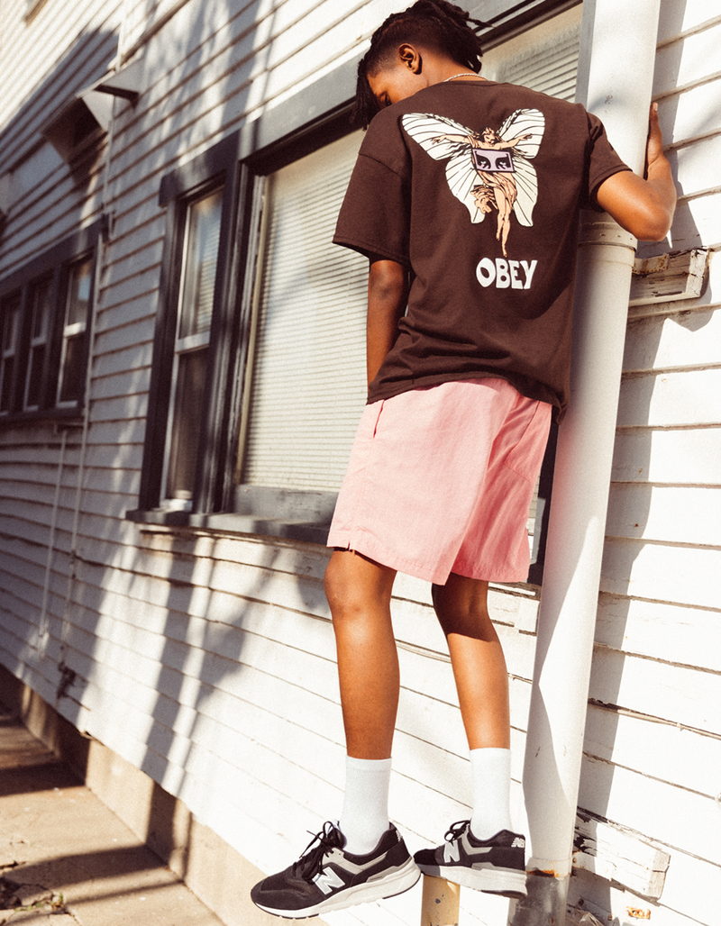 RSQ Mens 6" Nylon Shorts image number 0