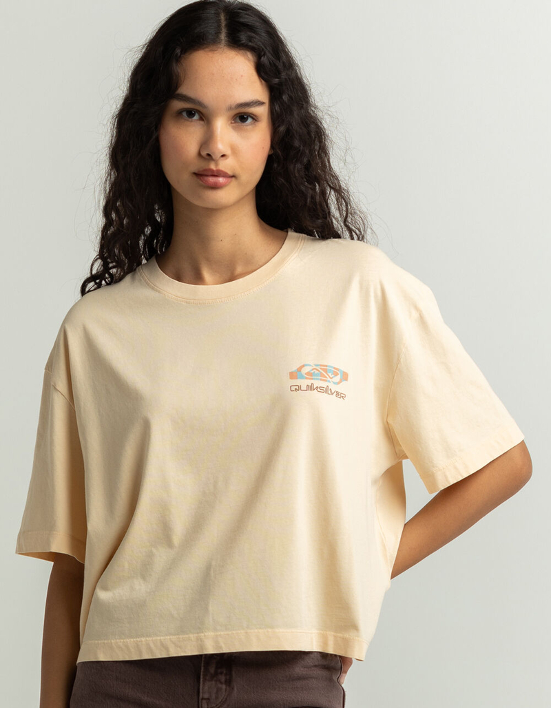 QUIKSILVER Pioneer Womens Oversized Crop Tee image number 0