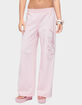 EDIKTED Edikted Studio Rhinestone Sweatpants image number 1