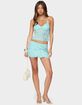 EDIKTED Nelley Backless Beaded Sequin Chiffon Top image number 3