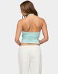 EDIKTED Aquarelle Striped Wrap Halter Top image number 3