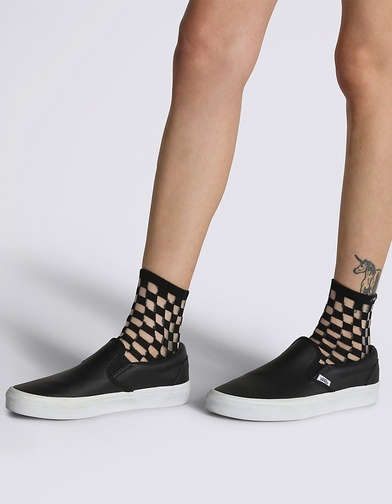 VANS Sheer Checker Womens Socks image number 1