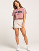 BDG Urban Outfitters Womens Stripe Boxy Crop Tee image number 4