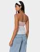 EDIKTED Rena Ribbed Peplum Tube Top image number 5