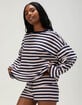 FULL TILT Stripe Womens Long Sleeve Tee image number 3