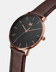 MVMT Legacy Slim Grizzly Brown Leather Watch image number 2