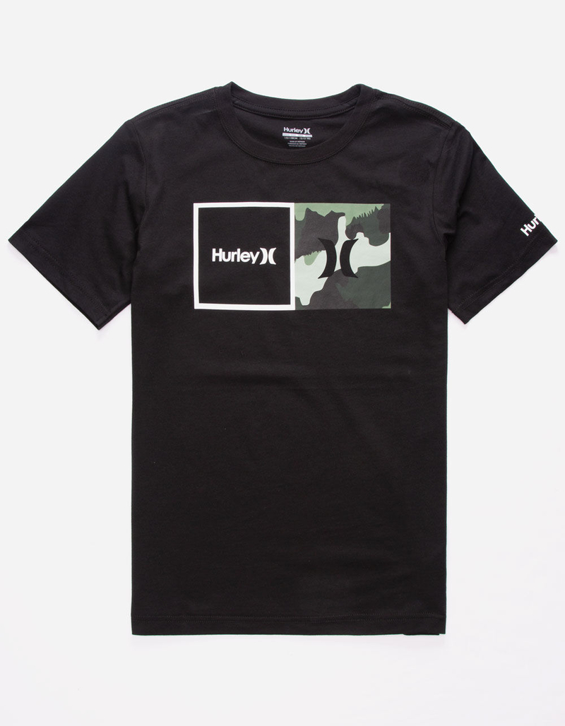 HURLEY Natural Black Boys T-Shirt image number 0