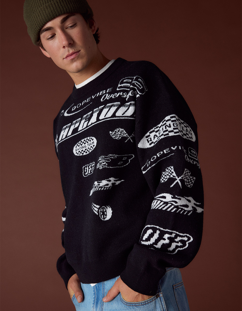 RSQ Mens Graphic Sweater image number 0