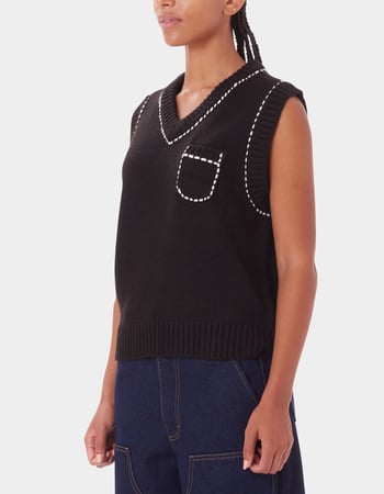 OBEY Murphy Womens Sweater Vest Alternative Image