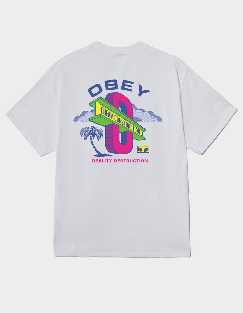 OBEY Dream Construction Mens Tee image number 0