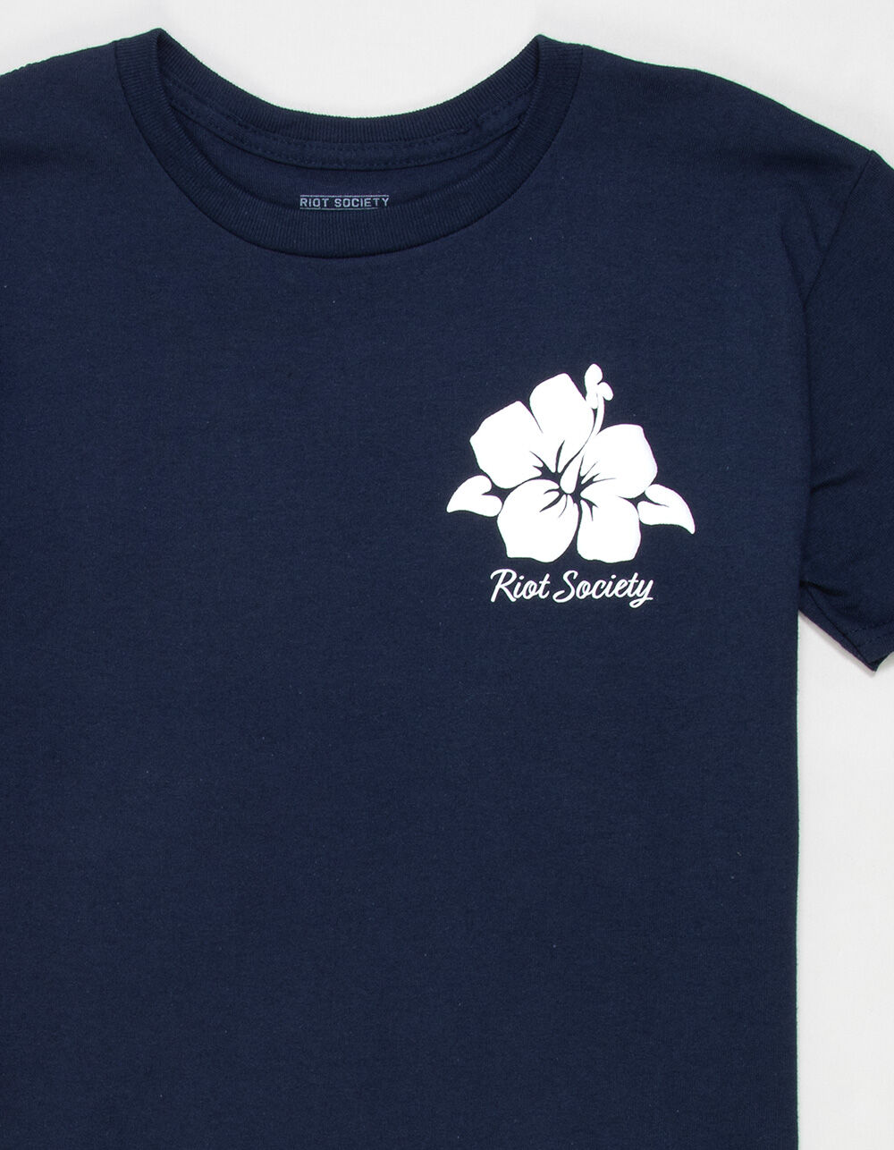 RIOT SOCIETY Hibiscus Beach Girls Tee - NAVY | Tillys