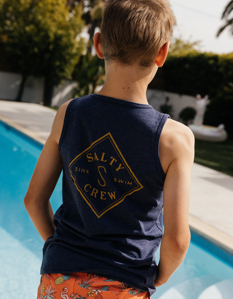 SALTY CREW Tippet Boys Tank Top NAVY Tillys