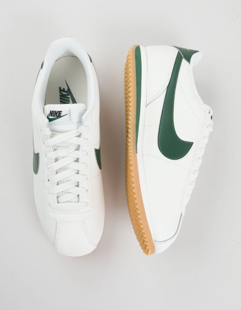 NIKE Cortez Womens Shoes - WHT/GREEN