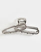 FULL TILT Safety Pin Metal Claw Hair Clip image number 2