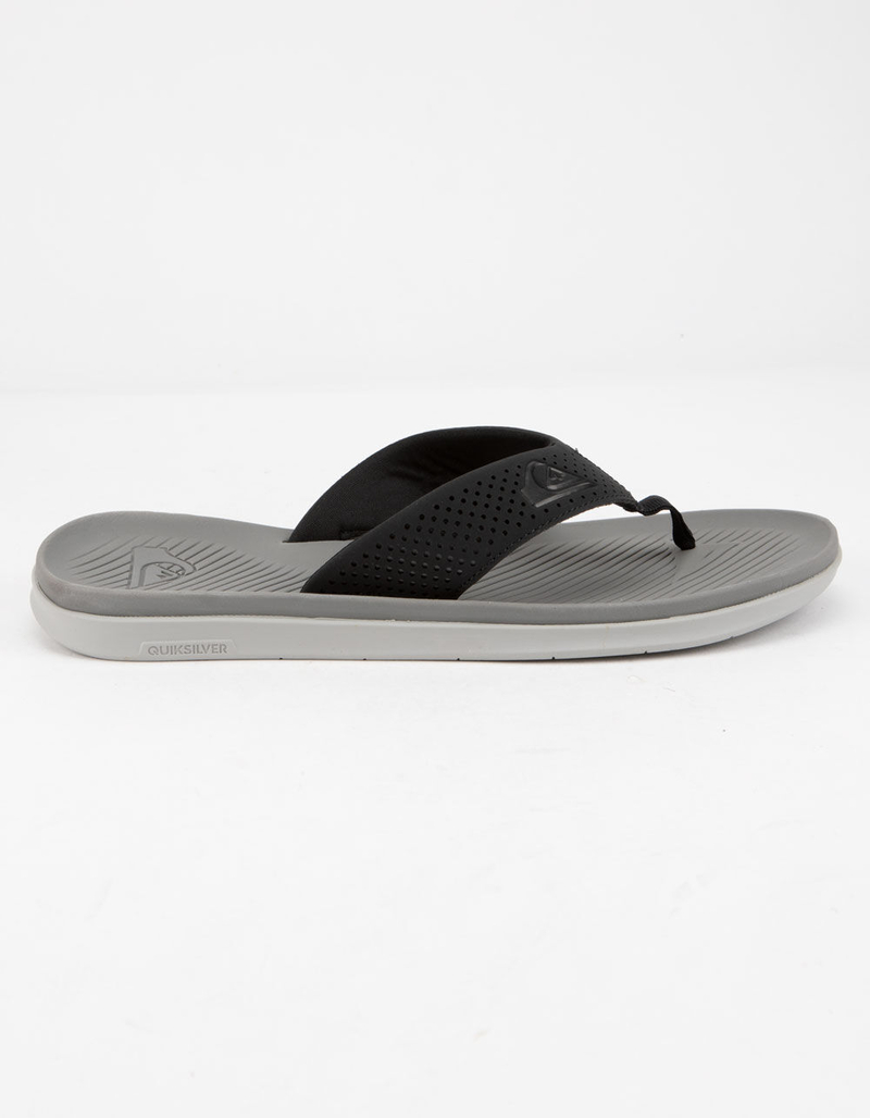 QUIKSILVER Haleiwa Plus Gray Mens Sandals image number 2