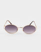 RSQ Oval Metal Sunglasses image number 2