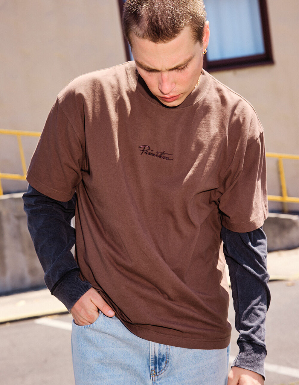 PRIMITIVE Nuevo Mens Boxy Tee - BROWN | Tillys
