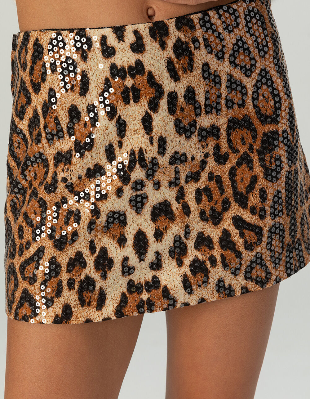 スカート babylclub Leopard Bonbon Mini Skirt Nickei Denim Mini Skirt Leopard | Princess Polly